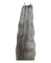 Extensions Cheveux Ondulés NahaHair – Poivre et Sel #K01, texture naturelle premium